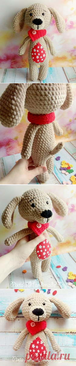 Собака Мякиш амигуруми: схема игрушки крючком | AmiguRoom