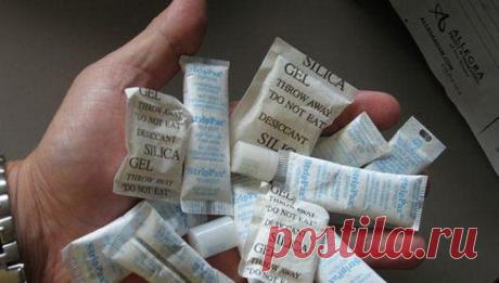 Как можно использовать пакетики силикагеля!
