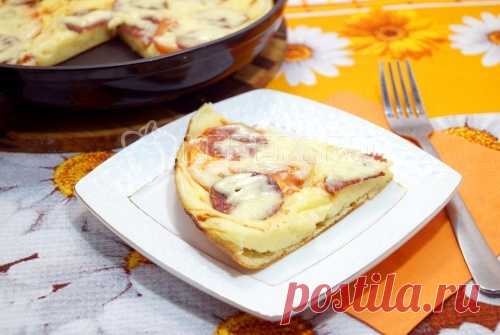 Пицца на сковороде за 5 минут – Пошаговый рецепт с фото. Выпечка. Вкусные рецепты с фото. Пицца