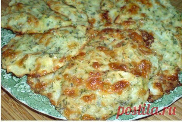 Оладьи из капусты с сыром из духовки.