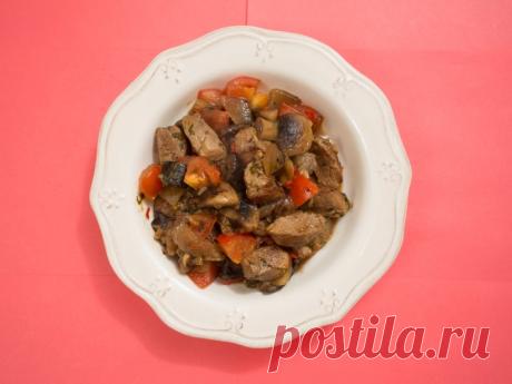Жаркое из свинины с острыми баклажанами и шампиньонами - пошаговый рецепт с фото - как приготовить, ингредиенты, состав, время приготовления - Леди Mail.Ru