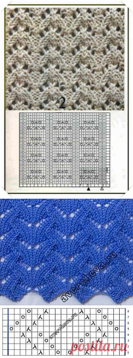 Simple lace pattern | knitting
