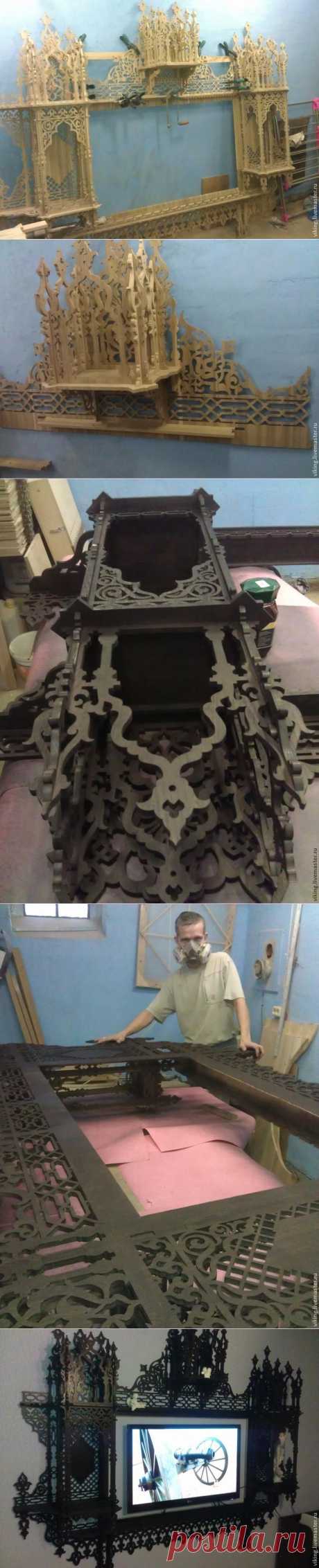 Резная рамка для зеркала &quot;Persian overmantel&quot;. МК Олега