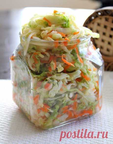 БЫСТРАЯ МАРИНОВАННАЯ КАПУСТА