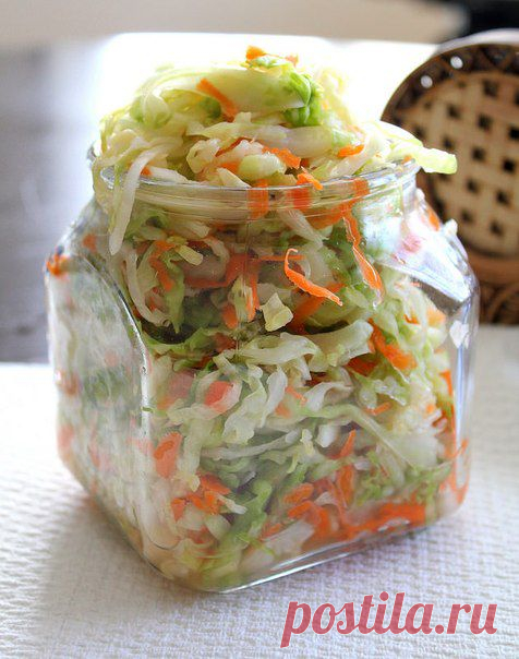 БЫСТРАЯ МАРИНОВАННАЯ КАПУСТА