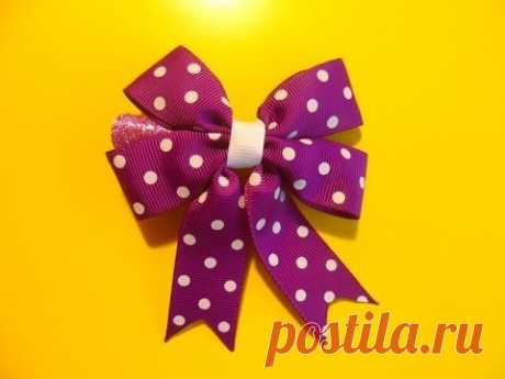 Стильный Бант своими руками / Stylish bow with their hands — Яндекс.Видео
