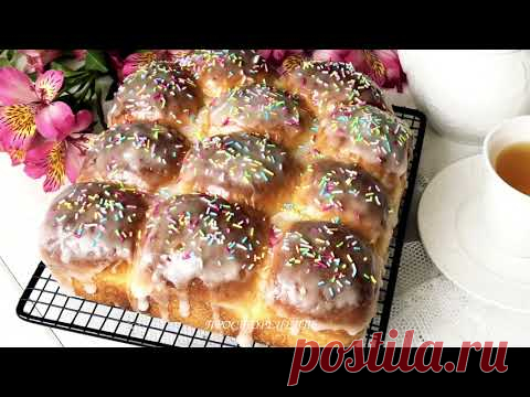 ПУХОВЫЕ ПАСХАЛЬНЫЕ БУЛОЧКИ на пшеничной закваске!//PUFFY EASTER BUNS on wheat sourdough!