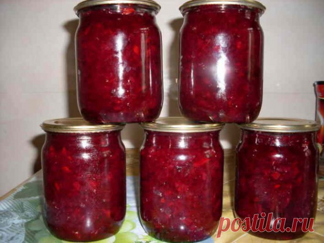 Свекольный салат с яблоками.