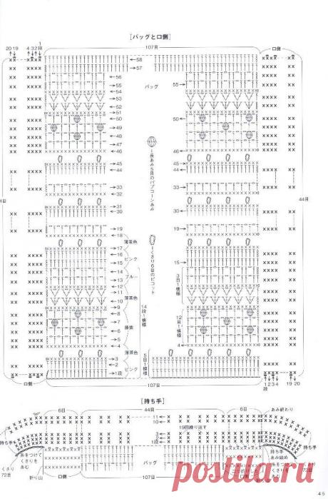 Hand-knitted cute bag - pouch 2015 | стр.45