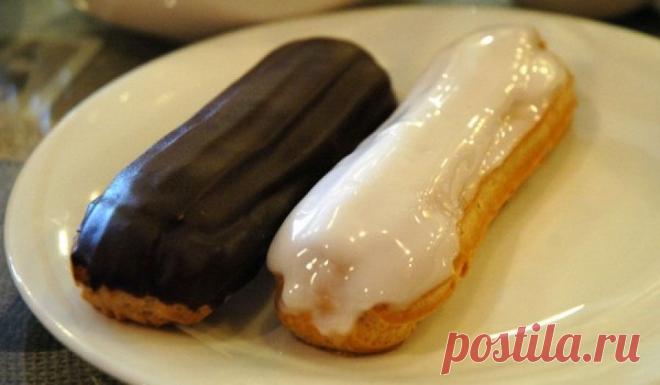 Домашние эклеры! Воздушные пирожные из заварного теста — прекрасная идея для дружеских посиделок | Эксклюзивные шедевры кулинарии.