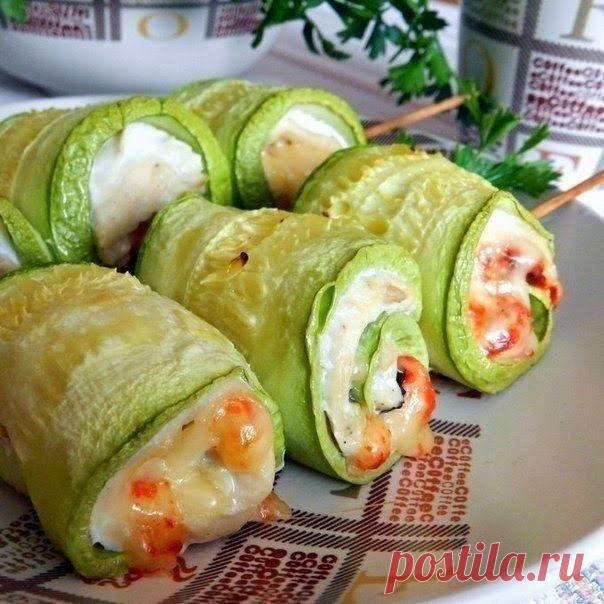 Кабачковые рулетики | thePO.ST