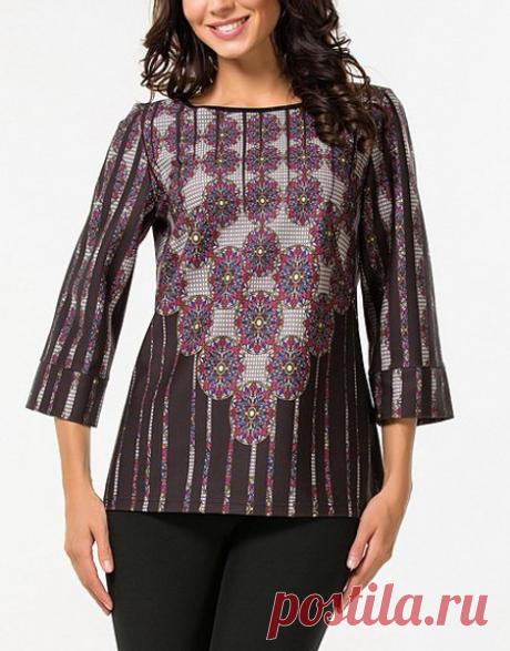 Блуза Ремикс джемпер 3893 в интернет магазине Мои Секреты