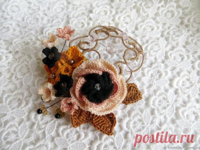 Вязаные броши | Клуб красоты и здоровья | Дзен