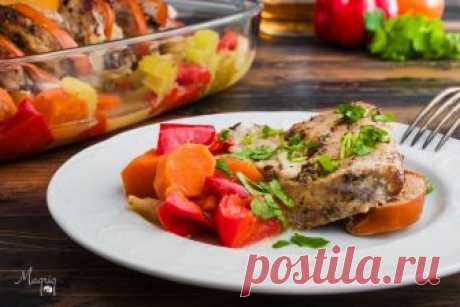 Празднично и ярко! Пряная свинина, запеченная с хурмой! — Фактор Вкуса