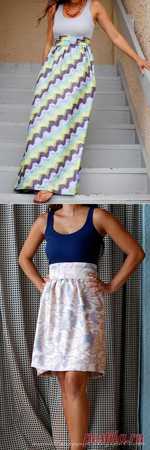 К лету: "маечные" платья для маленьких и больших девочек. 2 мастер-класс