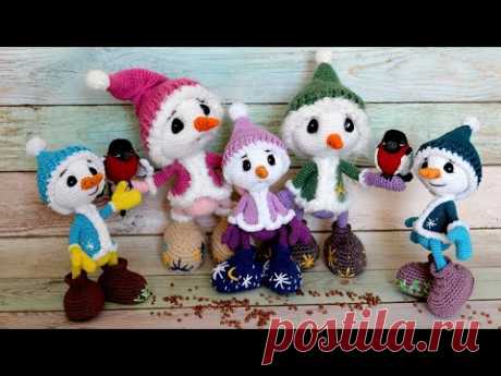 Мастер-класс СНЕГОВИЧОК 1 ЧАСТЬ Showman crochet