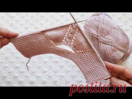 Очень простая бесшовная модель пинеток с двумя спицами