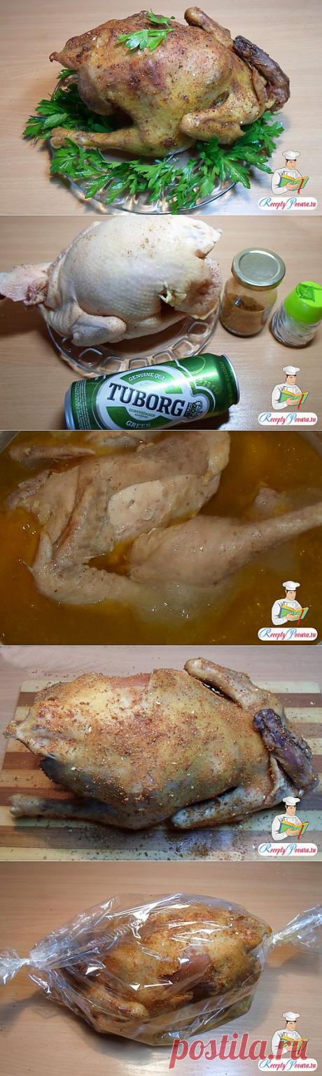 Курица запеченная в пиве | Ваши любимые рецепты