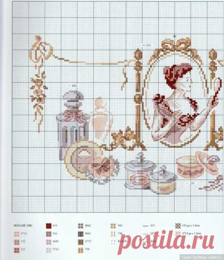 Французская вышивка 2 - Схемы вышивки крестом | Бэйбики - 246286