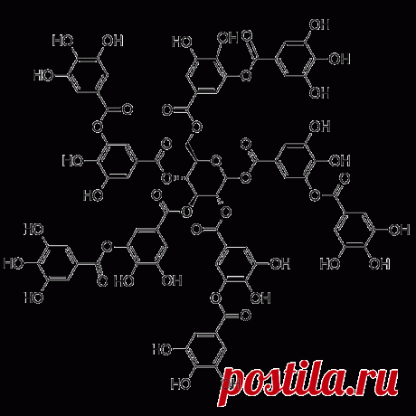 Танин (Tanninum)- описание вещества, инструкция, применение, противопоказания и формула.