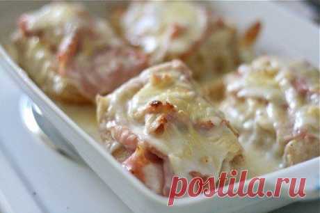 Как приготовить открытые крок-месье - рецепт, ингридиенты и фотографии