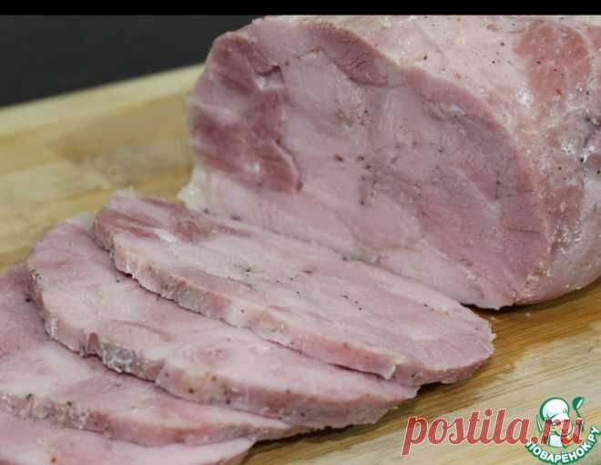 Домашняя рубленая ветчина – кулинарный рецепт