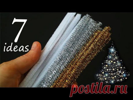 💥WONDERFUL💥 7 ideas for Christmas💥 Pipe Cleaner💥DIY