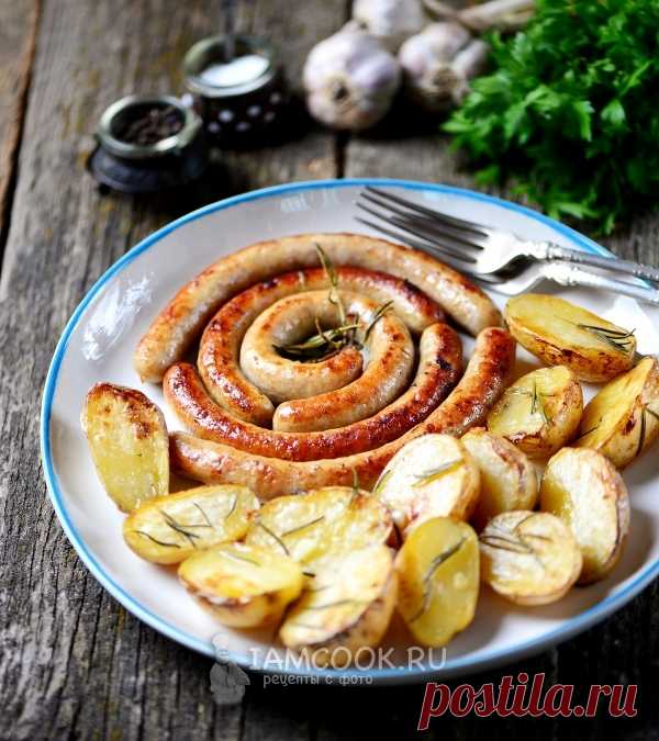 Картошка с колбасой в духовке