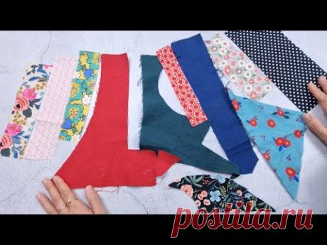 Sewing ideas💕 Don't throw away scrap fabric!! Anyone can make it. SEWING TIPS FOR SEWING BEGINNERS