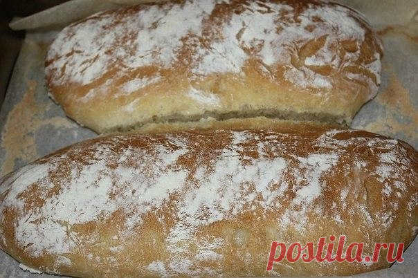 Как сделать чиабатту. Домашний вкусный хлеб