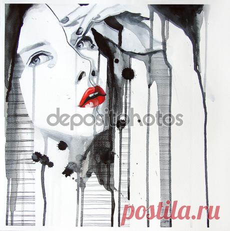 Фотообои «Beautiful illustrated girl», купить в интернет-магазине «Первое Ателье»™ Фотообои артикул 68496 для декора Вашего интерьера. ✔ Заказывайте! Оплата при получении. Недорого. Срок 1-2 дня. Цена и фото на сайте. ⛟ Быстрая доставка.
