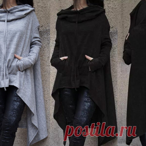 Выкройка женской толстовки с капюшоном - МирТесен