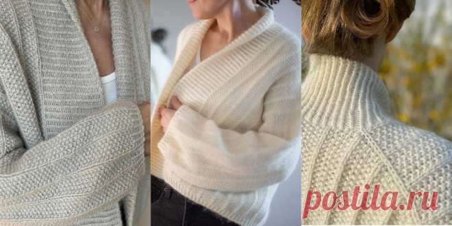 Распашной кардиган Villa Wrap - Вяжи.ру