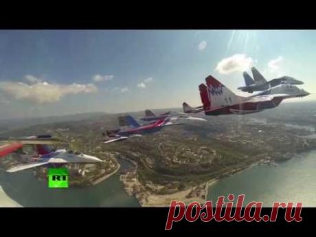 Уникальное видео специально для тех, кто любит Крым, Севастополь и российскую авиацию (видео)