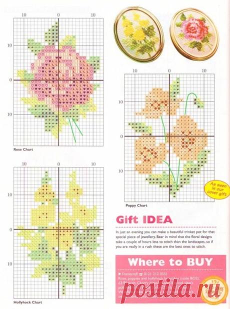 Небольшие схемы для вышивки / Схемы / Бусинка