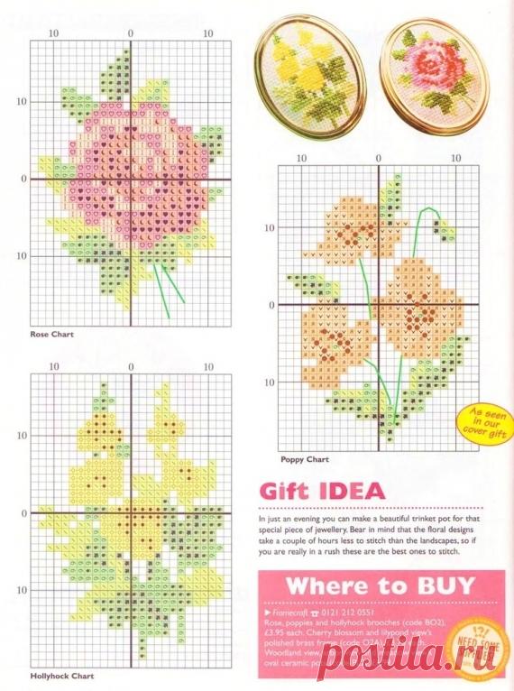 Небольшие схемы для вышивки / Схемы / Бусинка