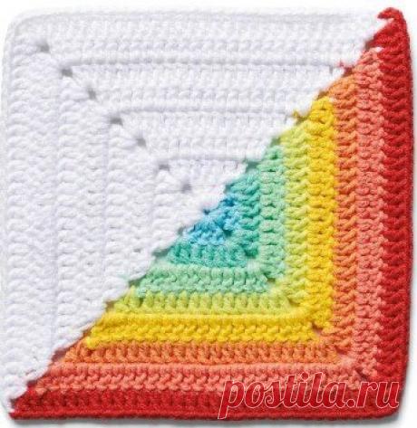 ТОП-10 ярких, блистательных, современных схем любимого всеми бабушкиного квадрата! | Вязалки Веселого Хомяка | Дзен