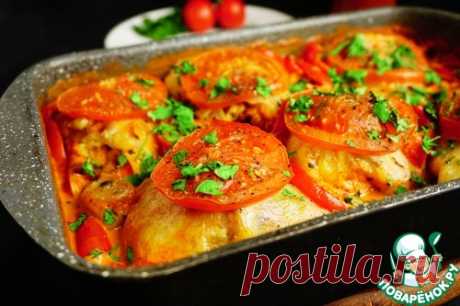 Голубцы с куриными голенями - кулинарный рецепт