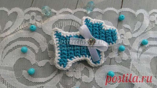 Подарки на Новый год 2018. Вязаная брошь «Собачка» - символ года. Пошаговый мастер-класс
