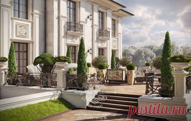 Дизайн-проект экстерьера в КП Agalarov Estate | Студия Анжелики Прудниковой | Дзен