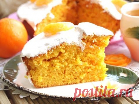 Мандариновый ПИРОГ👍 Простой рецепт! ОЧЕНЬ вкусно👍