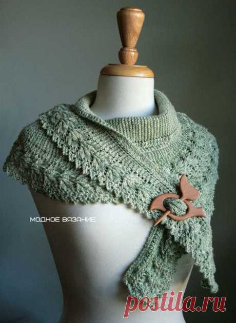 ​Изумительной красоты бактус спицами — DIYIdeas