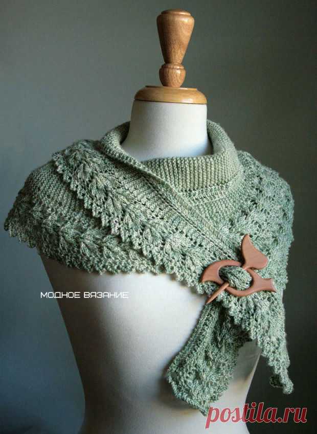 ​Изумительной красоты бактус спицами — DIYIdeas