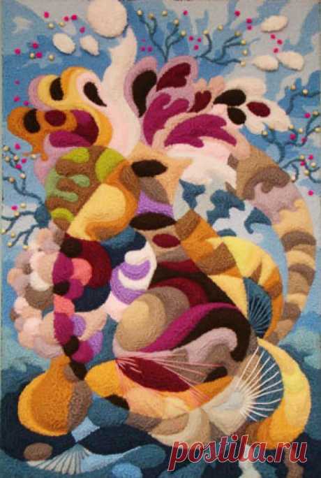 Объемные гобелены юрия Овсепяна - Ярмарка Мастеров - ручная работа, handmade