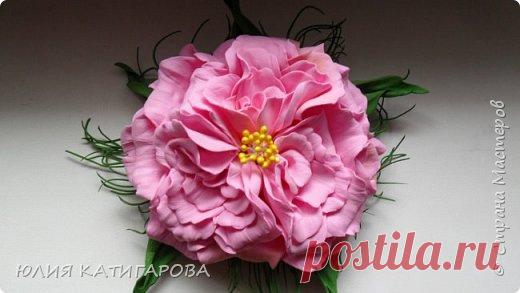 МАСТЕР КЛАСС ЧАЙНАЯ РОЗА ИЗ ФОАМИРАНА | Страна Мастеров