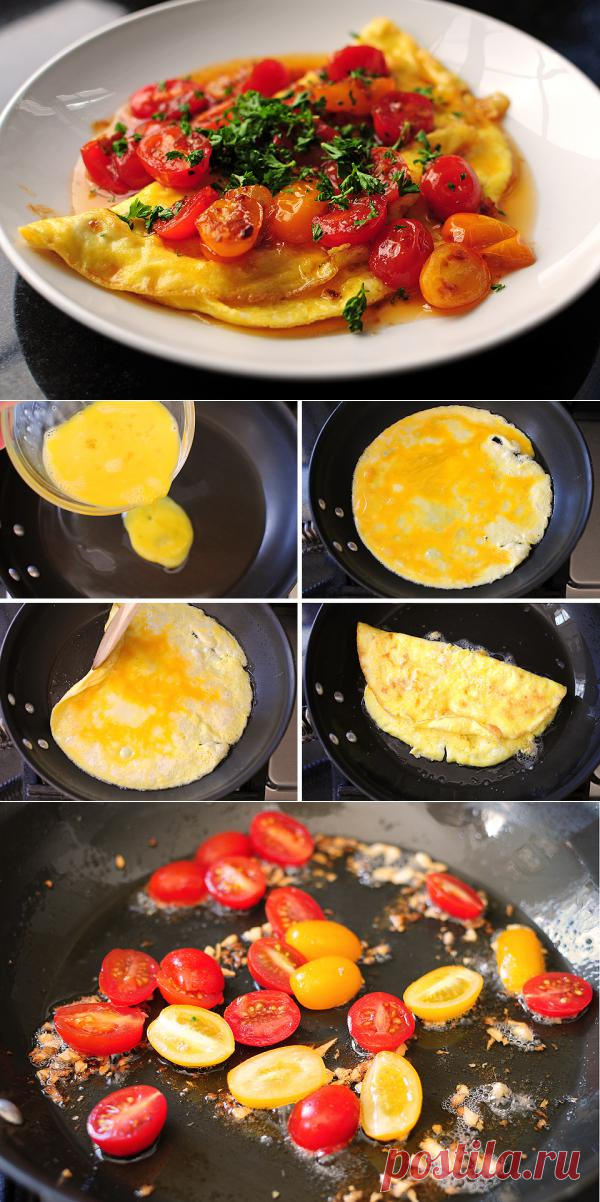 InVkus: Имбирный омлет с помидорами. Пошаговый рецепт с фотографиями