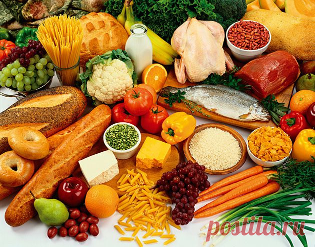 Полезные и вредные продукты питания