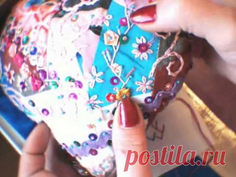 Вышивка декоративными стежками.wmv