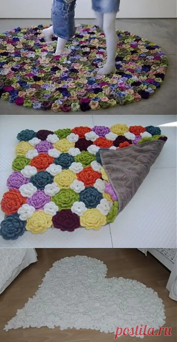 Делаем коврики в разных техниках: мастер-класс - Сам себе мастер - медиаплатформа МирТесен