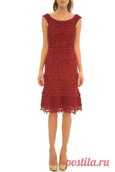 Red Villeneuve Dress - Vanessa Montoro - vanessamontorolojausa